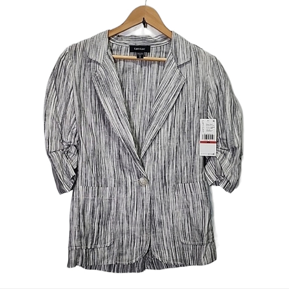 Karen Kane Jackets & Blazers - Karen Kane 100% Linen short sleeve jacket/Blazer size XS NWT